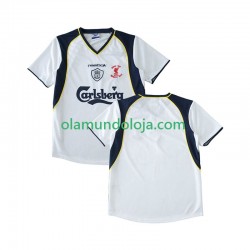 Camisola Liverpool LWP 2001 Retro Homem Equipamento Segundo 2002 Manga Curta